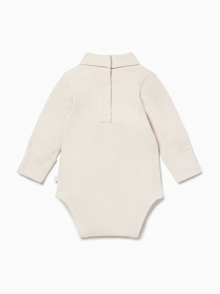 MORI Cream Roll Neck Supersoft Bodysuit - Image 2 of 2 MORI Cream Roll Neck Supersoft Bodysuit - Image 2 of 2
