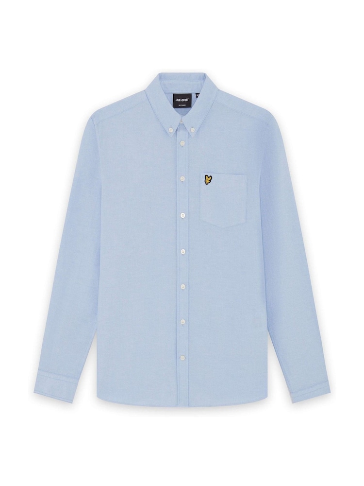 Lyle & Scott Blue Oxford Cotton Shirt - Image 1 of 3