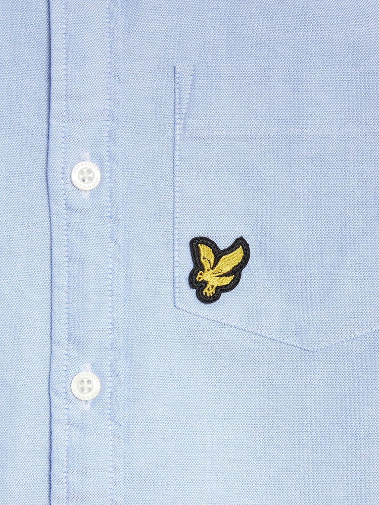 Lyle & Scott Blue Oxford Cotton Shirt - Image 2 of 3