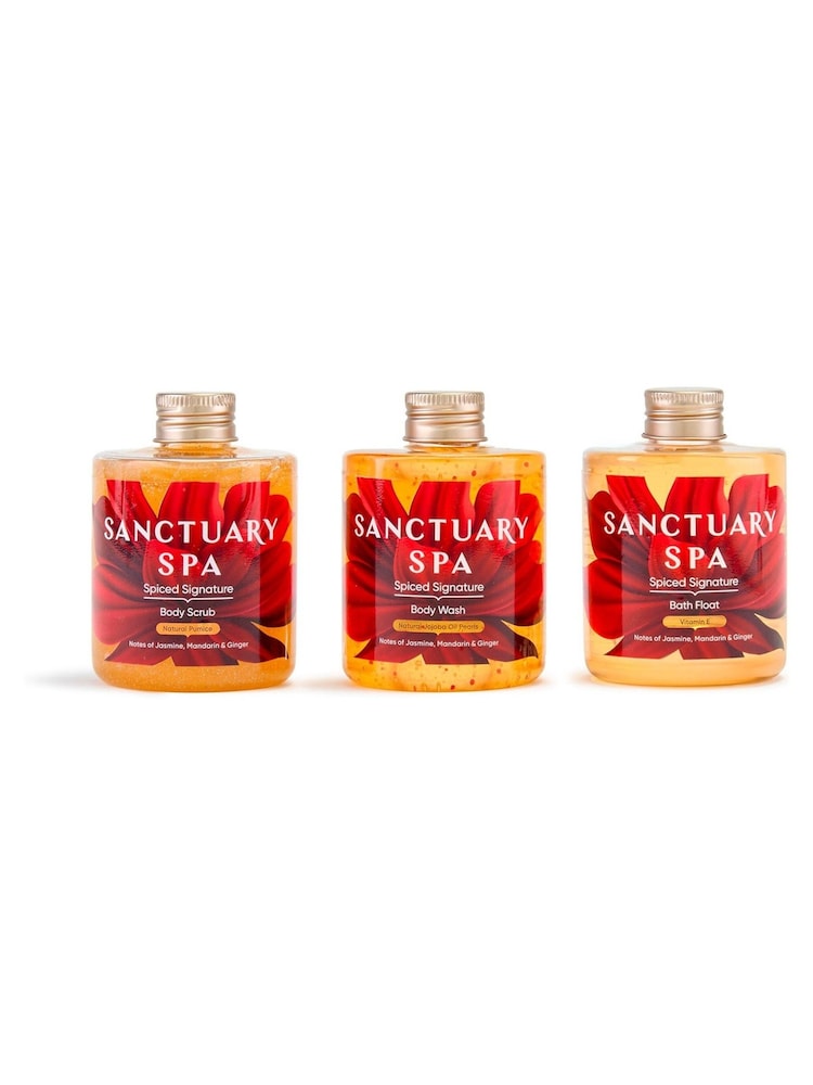 Sanctuary Spa Spiced Signature Stacking Spa Trio Gift Set (Worth £18) - Image 3 of 3 Sanctuary Spa Spiced Signature Stacking Spa Trio Gift Set (Worth £18) - Image 3 of 3