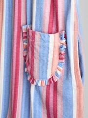 JoJo Maman Bébé Pink Stripe Cherry Strappy Jersey Jumpsuit - Image 3 of 3