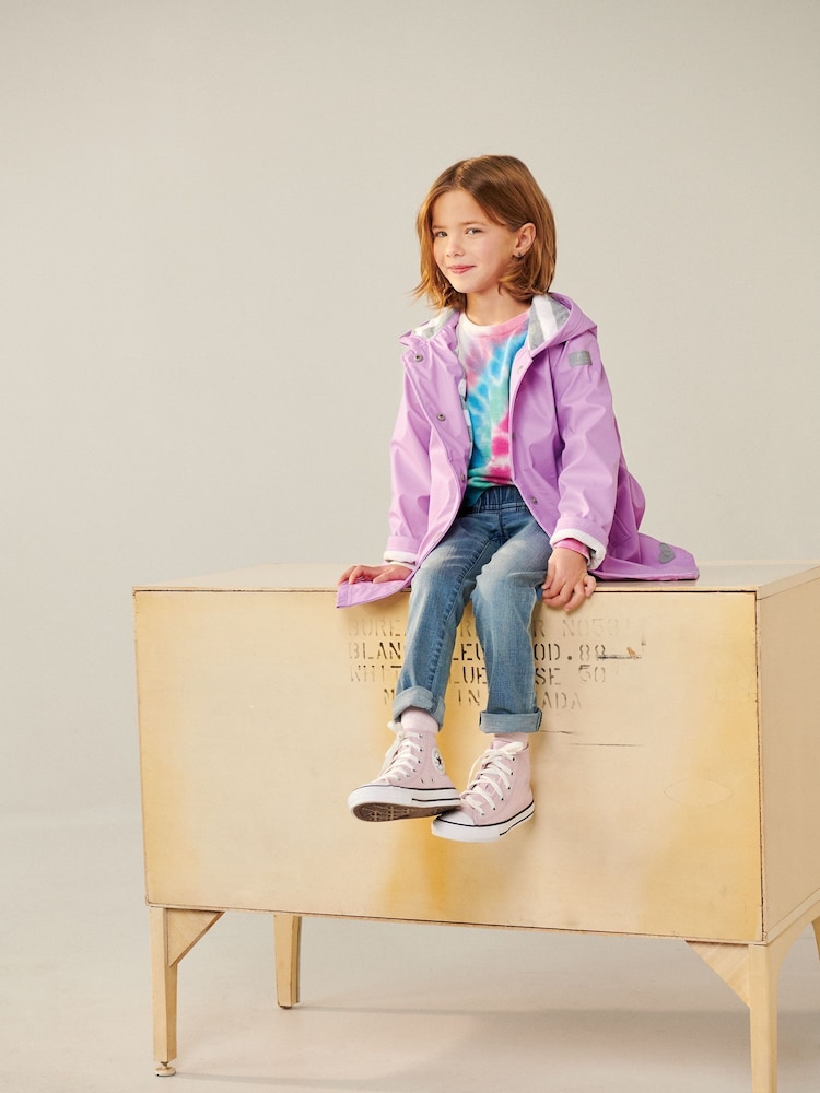 Hatley Purple Splash Jacket - Image 1 of 9 Hatley Purple Splash Jacket - Image 1 of 9