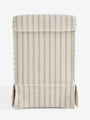 Laura Ashley Alston Stripe Hedgerow Green Brancaster Accent Chair - Image 4 of 4