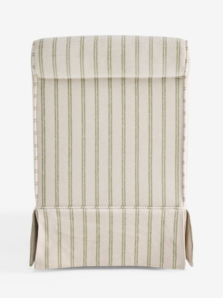 Laura Ashley Alston Stripe Hedgerow Green Brancaster Accent Chair - Image 4 of 4 Laura Ashley Alston Stripe Hedgerow Green Brancaster Accent Chair - Image 4 of 4