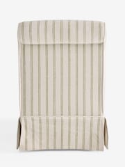 Laura Ashley Alston Stripe Hedgerow Green Brancaster Accent Chair - Image 7 of 7
