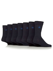 Jeff Banks Blue Multi Pack Classic Crew Socks - Image 1 of 7