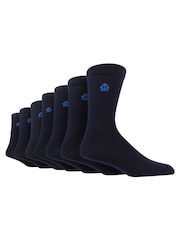 Jeff Banks Blue Multi Pack Classic Crew Socks - Image 6 of 7
