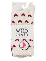 Wild Feet Red Supersoft Fun Leisure Socks 2 Pack - Image 3 of 7