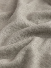 Neutral Signature 100% Linen Tipped Knitted Polo Shirt - Image 8 of 8