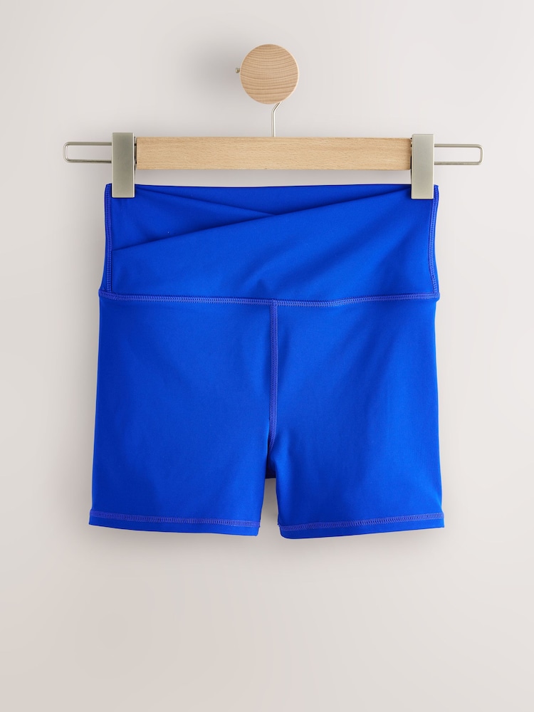 Albastru - Active Balance Shorter Length Cycling Shorts - Imaginea 1 din 3