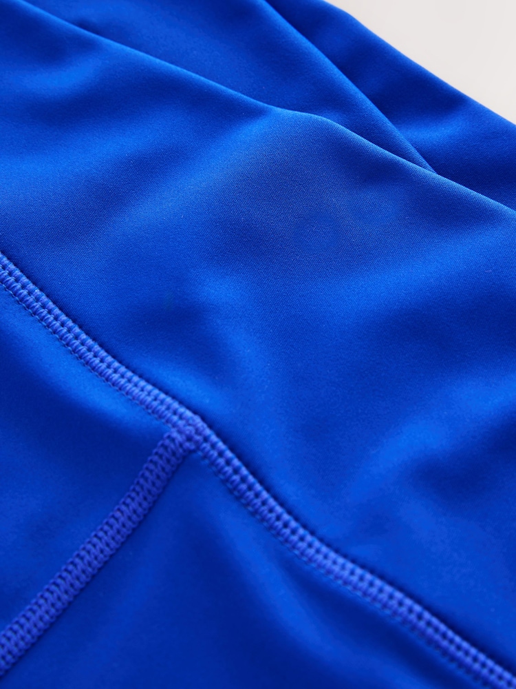 Albastru - Active Balance Shorter Length Cycling Shorts - Imaginea 3 din 3