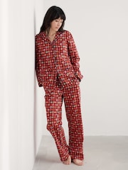 Seasalt Cornwall Red View Point Pyjamas - Image 1 of 5