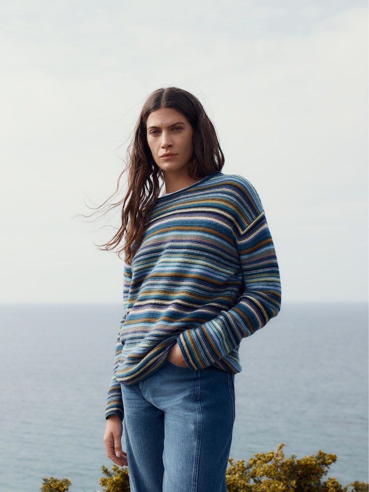 Seasalt Cornwall Blue Fruity Jumper - Image 1 of 7