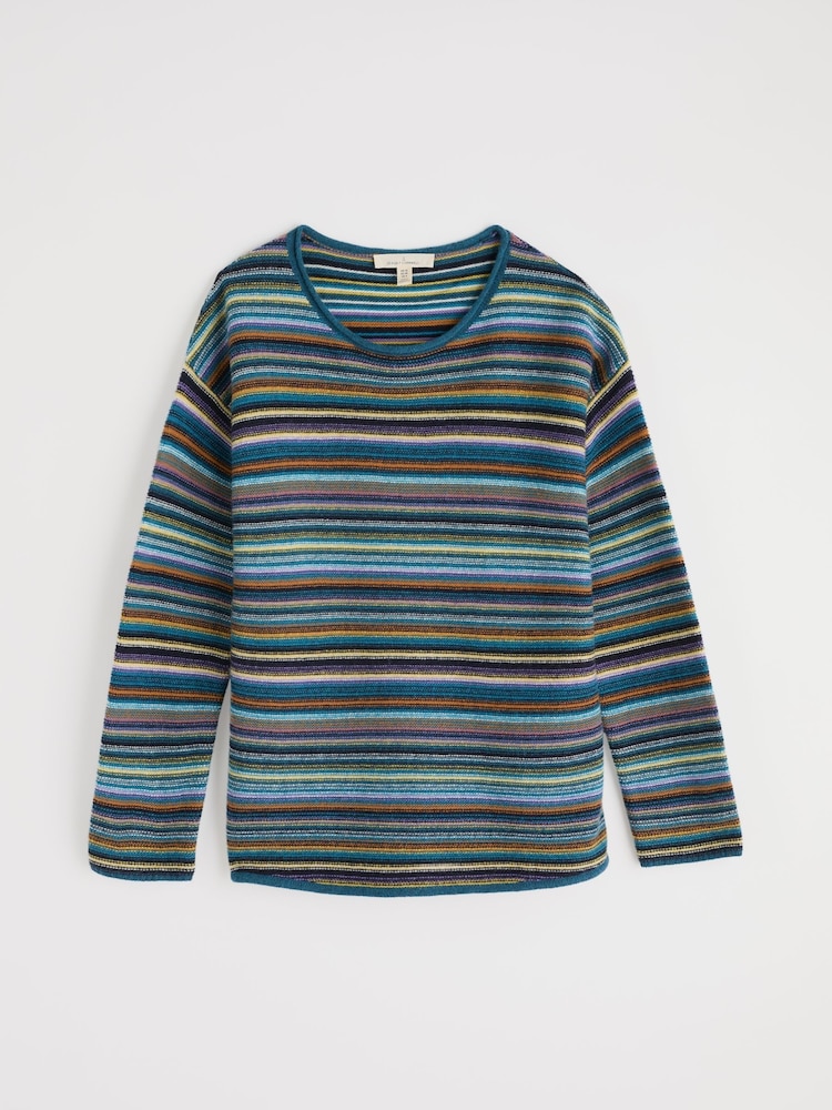 Seasalt Cornwall Blue Fruity Jumper - Image 7 of 7