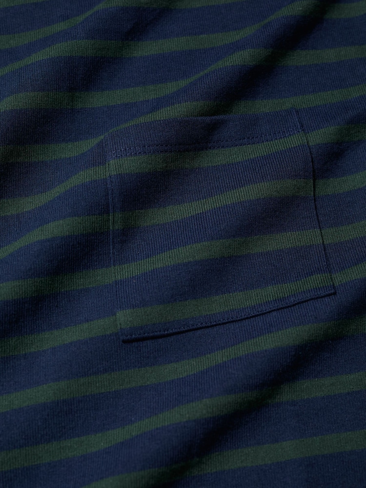 Seasalt Cornwall Green Beach Boat Cotton Jersey Top - Image 5 of 5