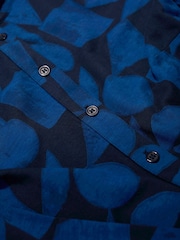 Seasalt Cornwall Blue Coastline Jersey Shirt Dress - Image 5 of 5