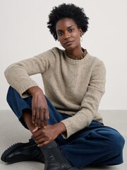 Seasalt Cornwall Natural Dawson Pick Jumper - Image 3 of 5