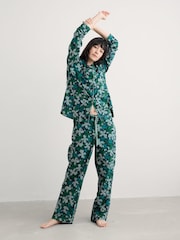 Seasalt Cornwall Green View Point Pyjamas - Image 1 of 5