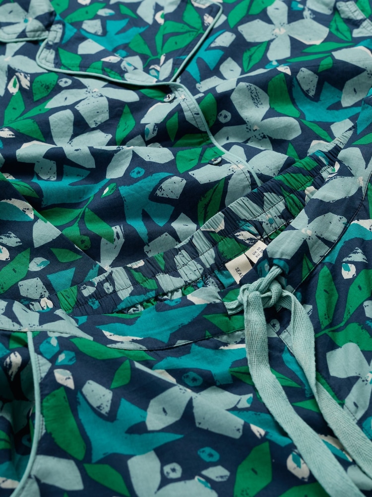 Seasalt Cornwall Green View Point Pyjamas - Image 5 of 5
