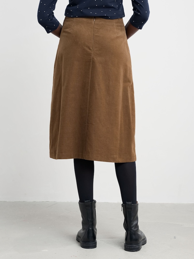 Seasalt Cornwall Brown Forest View Skirt - Image 2 of 5 Seasalt Cornwall Brown Forest View Skirt - Image 2 of 5
