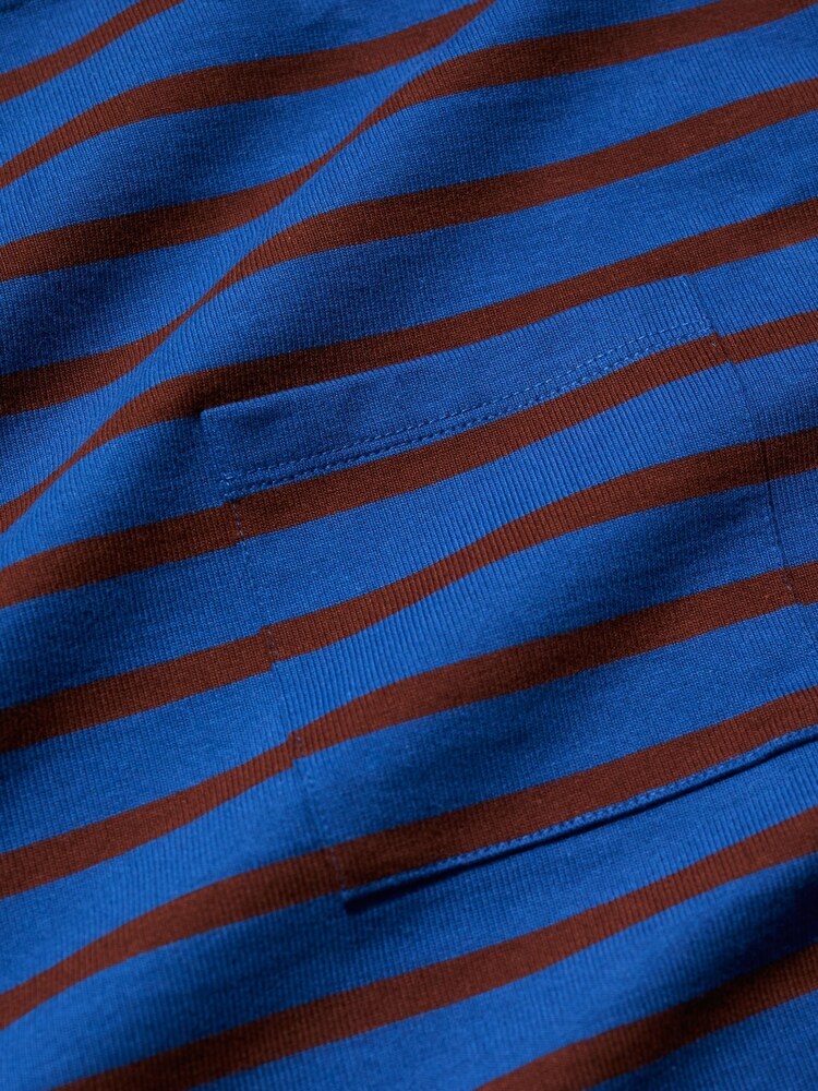 Seasalt Cornwall Blue Beach Boat Cotton Jersey Top - Image 5 of 5