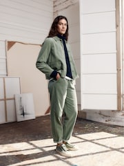 Seasalt Cornwall Green Ocean Mist Cord Jacket - Image 1 of 6