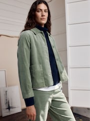 Seasalt Cornwall Green Ocean Mist Cord Jacket - Image 3 of 6