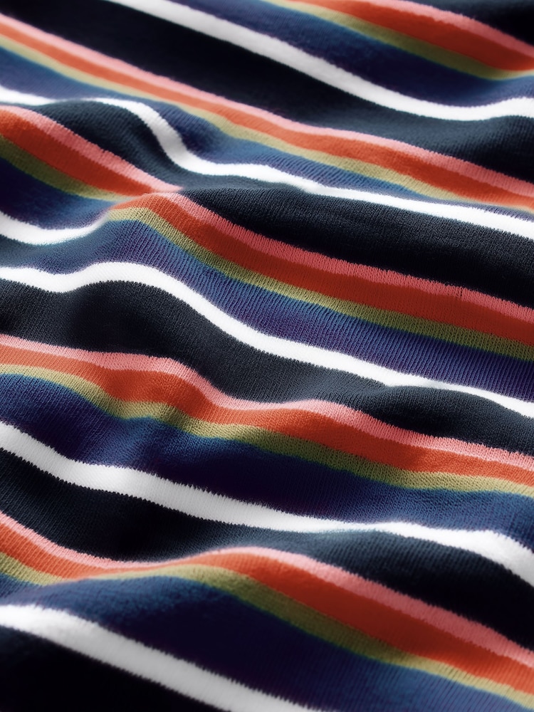 Multi Regular Fit Stripe T-Shirt - Image 3 of 3 Multi Regular Fit Stripe T-Shirt - Image 3 of 3