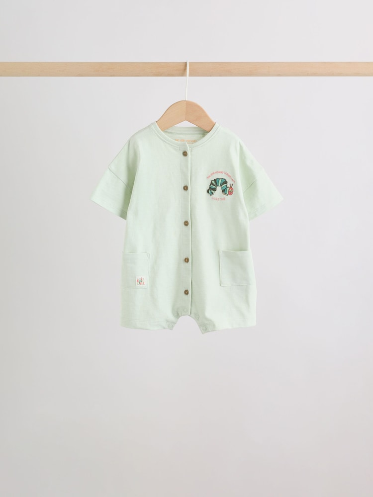 Neutral The Very Hungry Caterpillar License Jersey Baby Rompers 3 Pack - Image 2 of 14