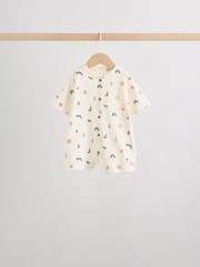 Neutral The Very Hungry Caterpillar License Jersey Baby Rompers 3 Pack - Image 4 of 14