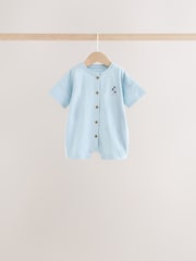 Blue Baby Mickey Mouse Jersey Rompers 3 Pack - Image 2 of 9