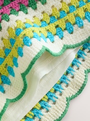 Multi Bright Stripe - Πλεκτό βαμβακερό σορτς Co-Ord - Εικόνα 7 του 8