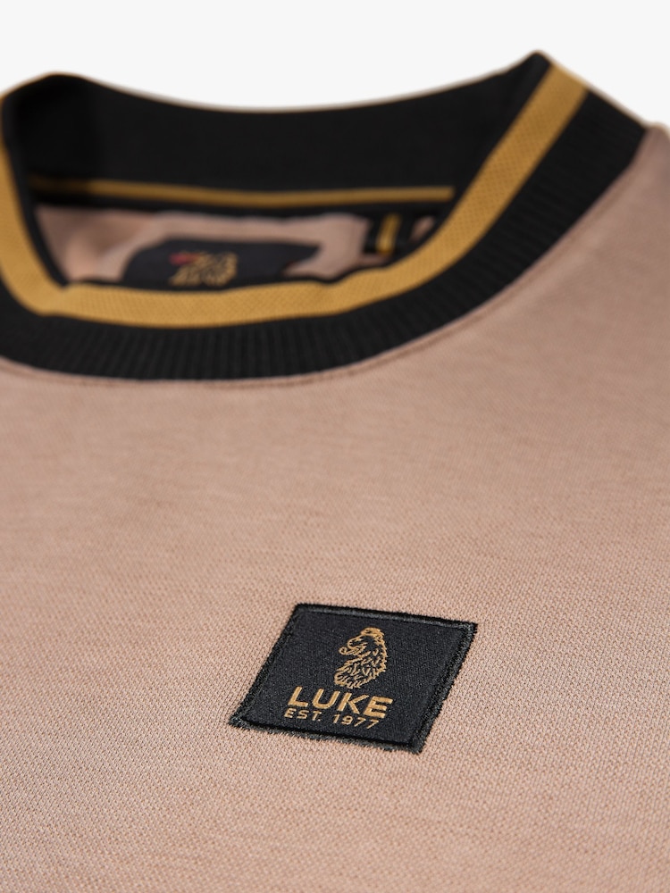 Luke 1977 Makati Brown Sweatshirt Hardnut Gold - Image 6 of 6 Luke 1977 Makati Brown Sweatshirt Hardnut Gold - Image 6 of 6