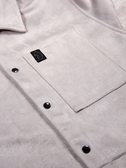 Luke 1977 Dylan Suede Shirt Putty - Image 8 of 8