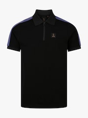 Luke 1977 Caltech 1000 Zip Neck Polo Shirt - Image 4 of 8