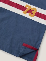 Monsoon Blue Stripe Long Sleeve Rugby Shirt - Image 4 of 4