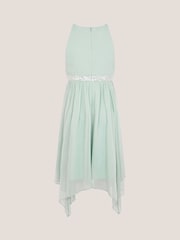 Monsoon Green Idaho Halter Chiffon Prom Dress - Image 2 of 4