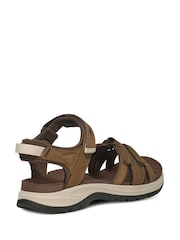 Teva Brown Tirra Sport Leather Sandals - Image 2 of 6