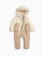 MORI Supersoft Cosy Zip-Up Lined Snowsuit - Image 1 of 5