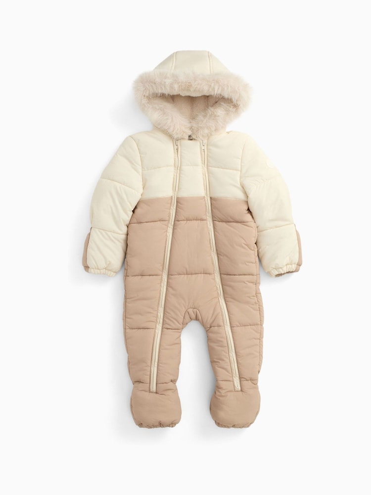 MORI Supersoft Cosy Zip-Up Lined Snowsuit - Image 5 of 5