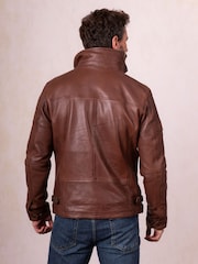 Lakeland Leather Dark Brown Gosforth Leather Jacket - Image 2 of 8