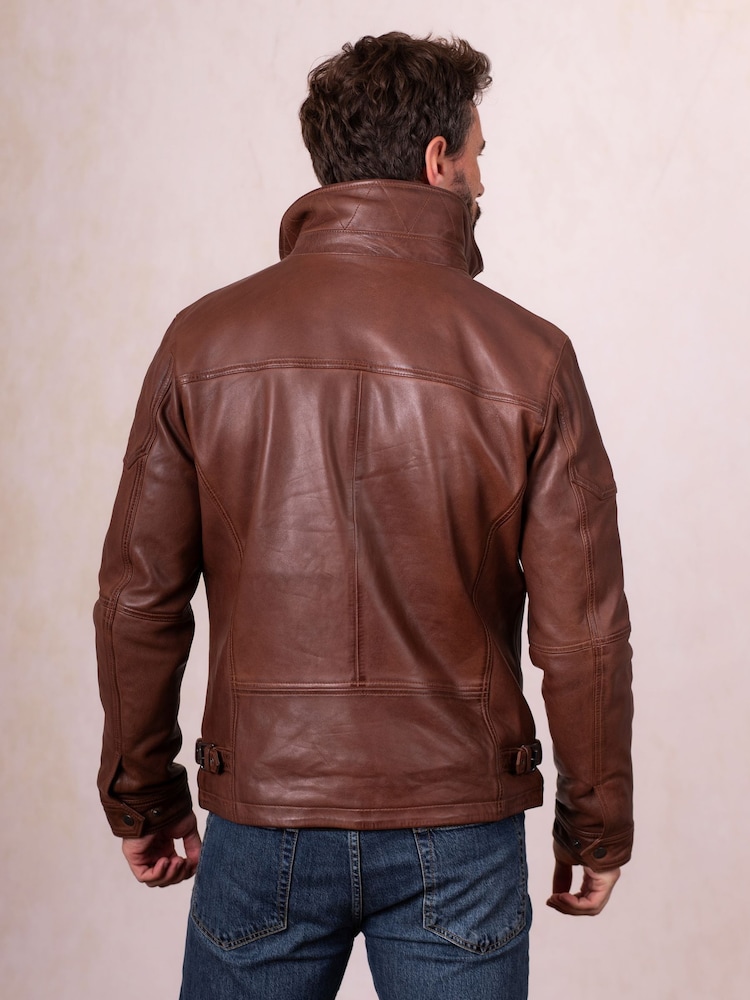 Lakeland Leather Dark Brown Gosforth Leather Jacket - Image 2 of 8