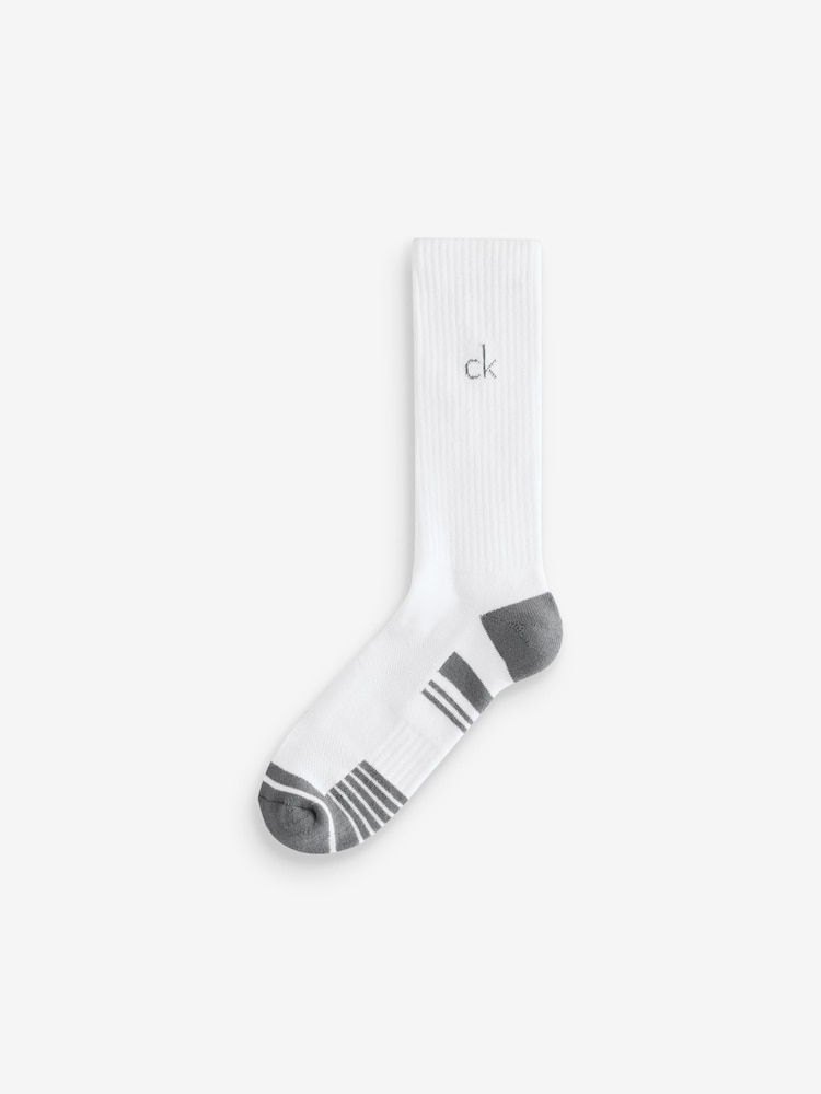 Calvin Klein Golf Tech Crew Black Socks 3 Pack - Image 4 of 4 Calvin Klein Golf Tech Crew Black Socks 3 Pack - Image 4 of 4