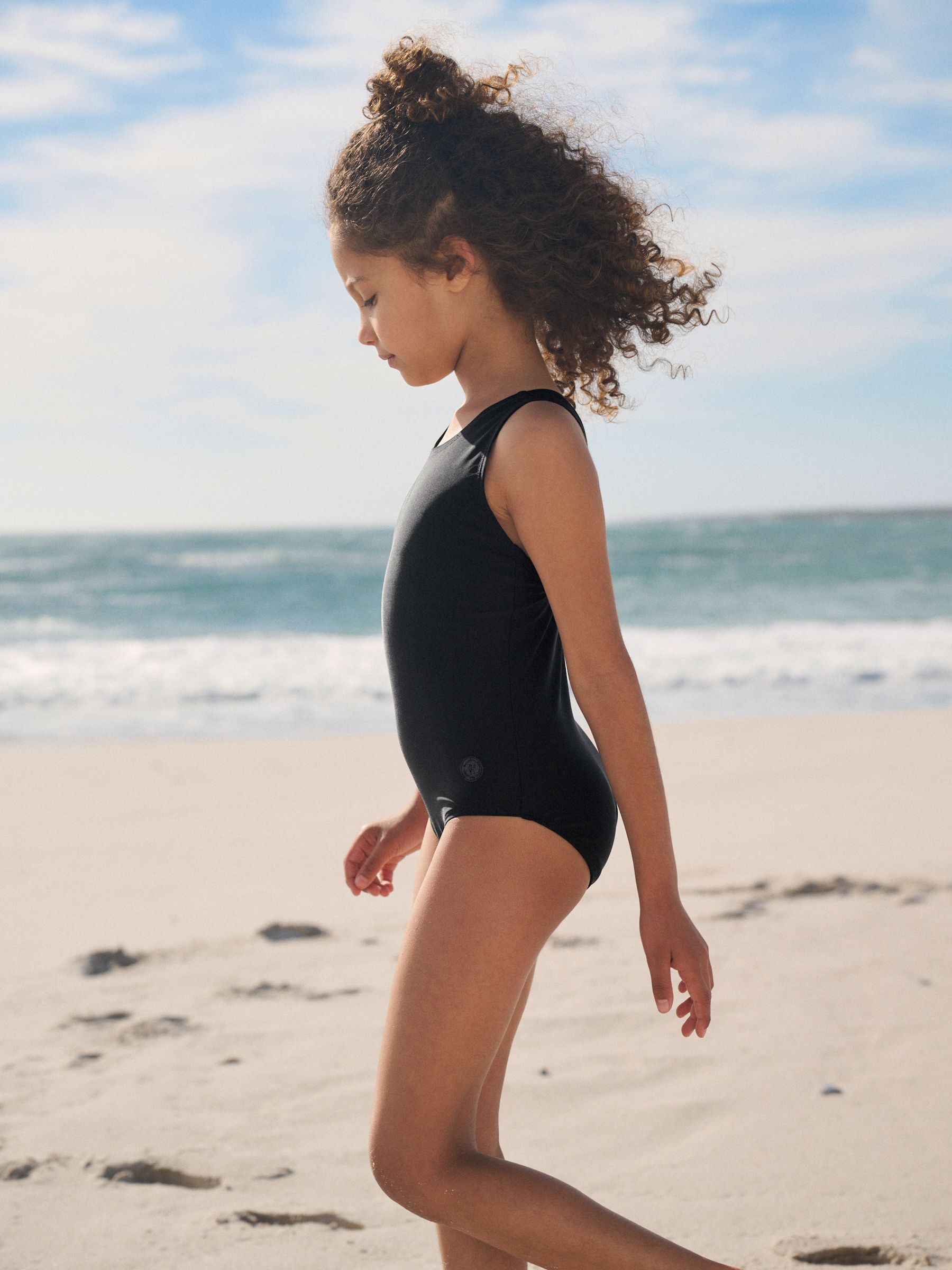 スイミングガール４ Buy Black Racerback Swimsuit (3-16yrs) from Next USA