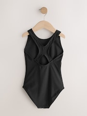 Black Racerback Swimsuit (3-16yrs) - Image 5 of 8