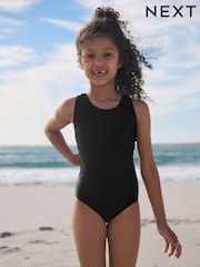Black Racerback Swimsuit (3-16yrs) - Image 8 of 8