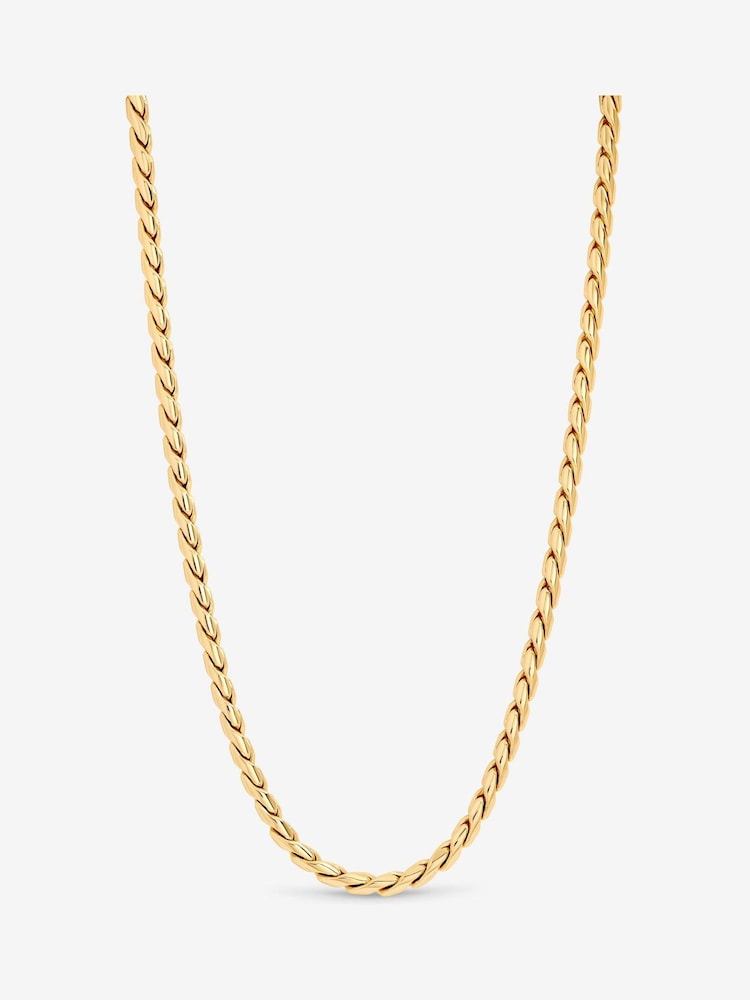 Jon Richard Gold Plated Twist Chain Necklace - Image 1 of 2