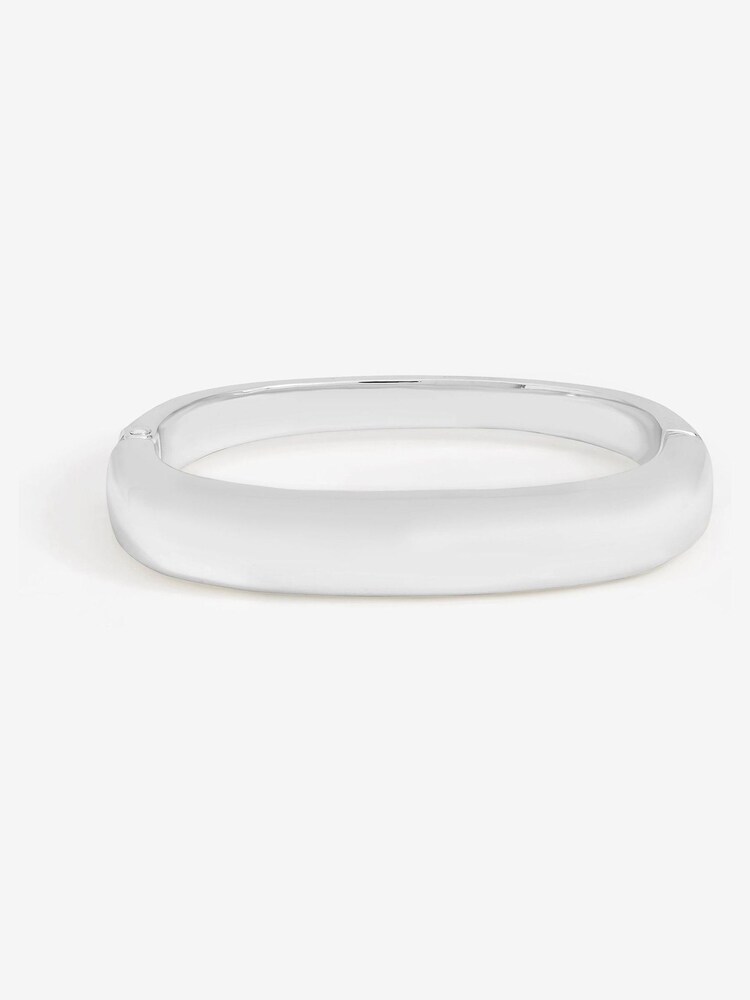 Jon Richard Silver Plated Polished Rectanglar Bangle - Image 2 of 3