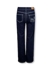 ONLY KIDS Blue Wide Leg Jeans - Image 2 of 3
