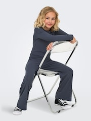ONLY KIDS Blue T-Shirt & Wide Leg Trousers Set - Bild 3 von 5